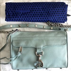 REBECCA MINKOFF MINI MAC- BABY BLUE